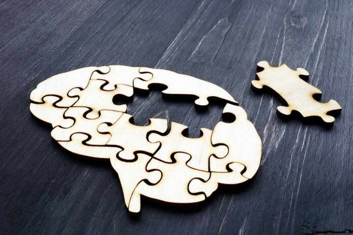 shutterstock_1606864852 Wooden brain-shaped jigsaw with a missing piece
